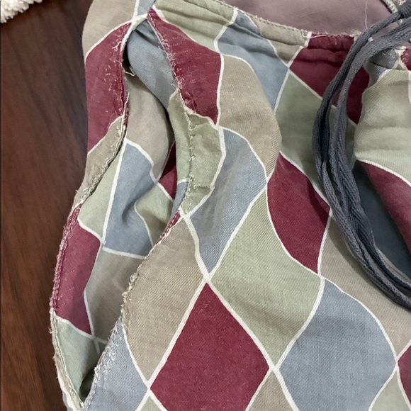 Magnolia Pearl Patchwork Pants with Red and Green - Picture 4 of 7